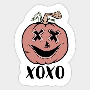 Pink Pumpkin Halloween Sticker